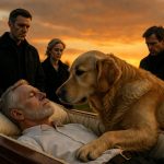 During the old hunter’s funeral, his faithful retriever behaved strangely: for three days, he hadn’t touched food or water, and then suddenly burst into loud, furious barking, staring straight at the priest near the open casket. No one realized at the time that the dog was trying to prevent the ceremony because of the horrific reason behind his master’s death.